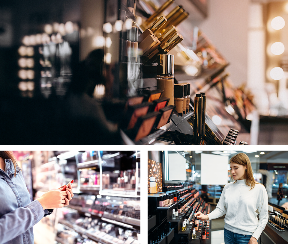 make up counters for consumers